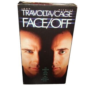 FACE OFF vintage VHS movie in original paper case John Travolta Nicolas Cage